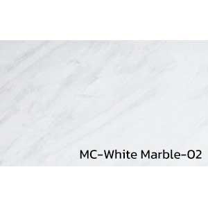 กระเบื้องยาง SPC คลิกล็อค ลายหินอ่อน MC-White-Marble-02 หนา 5 มิล โฟมในตัว