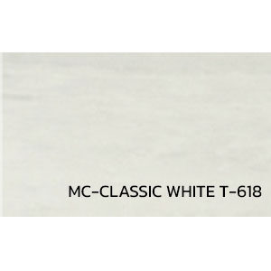 กระเบื้องยาง สีพื้นโรยลาย MC-CLASSIC-WHITE-T-618