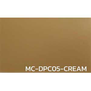 กระเบื้องยาง แบบม้วน สีพื้นเรียบ MC-DPC05-CREAM หนา 2 มิล