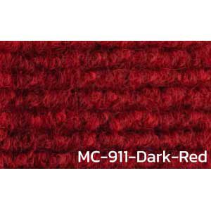 พรมอัดลูกฟูก พรมปูพื้น แบบม้วน MC-911-Dark-Red หนา 3 มิล