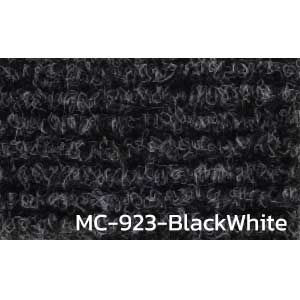 พรมอัดลูกฟูก พรมปูพื้น แบบม้วน MC-923-BlackWhite หนา 3 มิล